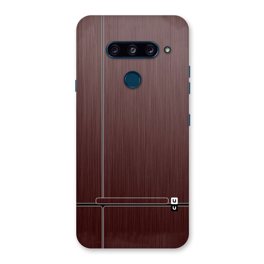 Dark Maroon Classic Design Back Case for LG  V40 ThinQ