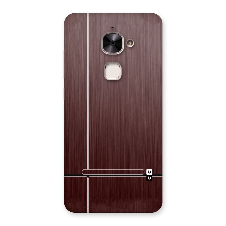 Dark Maroon Classic Design Back Case for Le 2