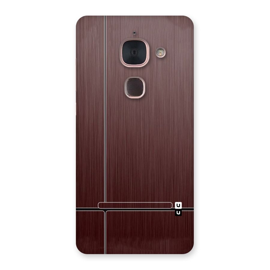Dark Maroon Classic Design Back Case for Le Max 2