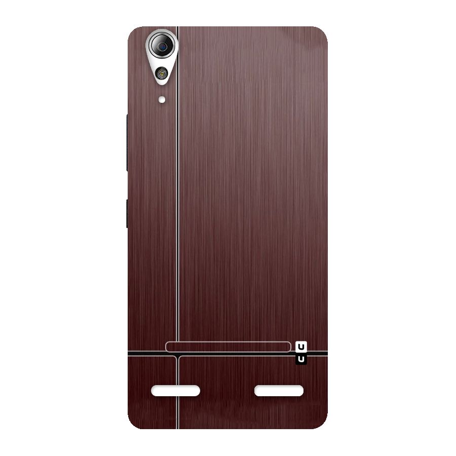 Dark Maroon Classic Design Back Case for Lenovo A6000 Plus
