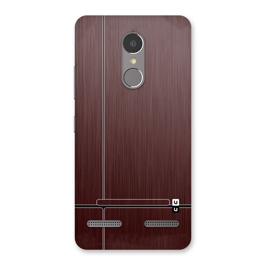 Dark Maroon Classic Design Back Case for Lenovo K6