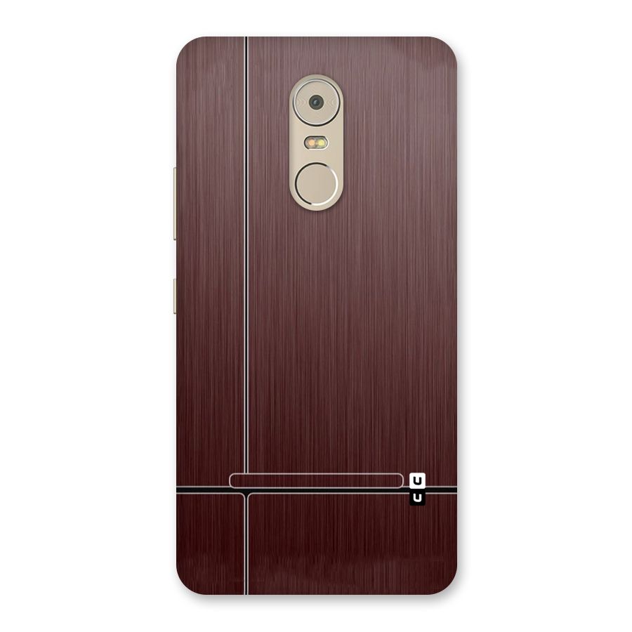 Dark Maroon Classic Design Back Case for Lenovo K6 Note