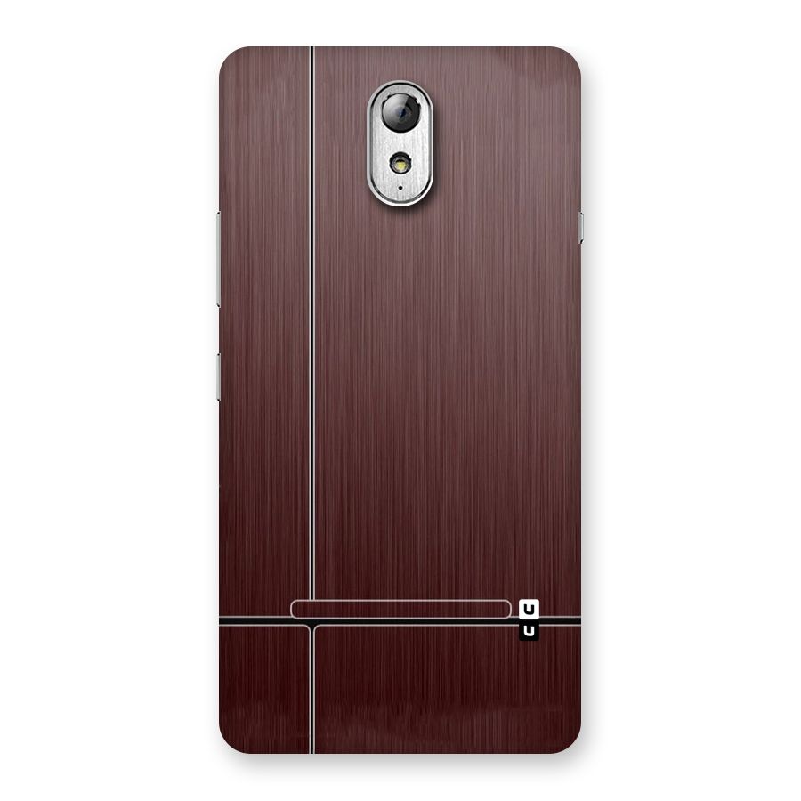 Dark Maroon Classic Design Back Case for Lenovo Vibe P1M