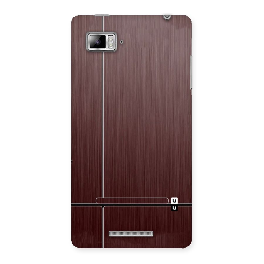 Dark Maroon Classic Design Back Case for Lenovo Vibe Z K910