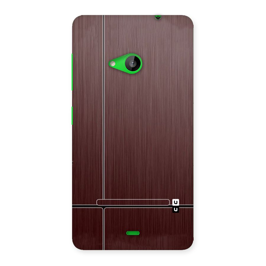 Dark Maroon Classic Design Back Case for Lumia 535