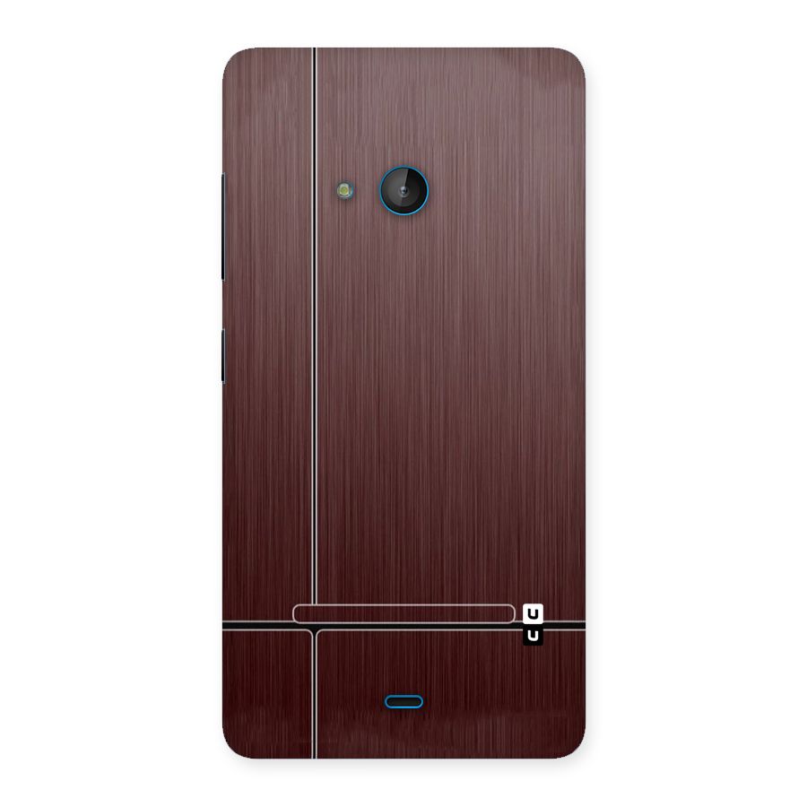 Dark Maroon Classic Design Back Case for Lumia 540