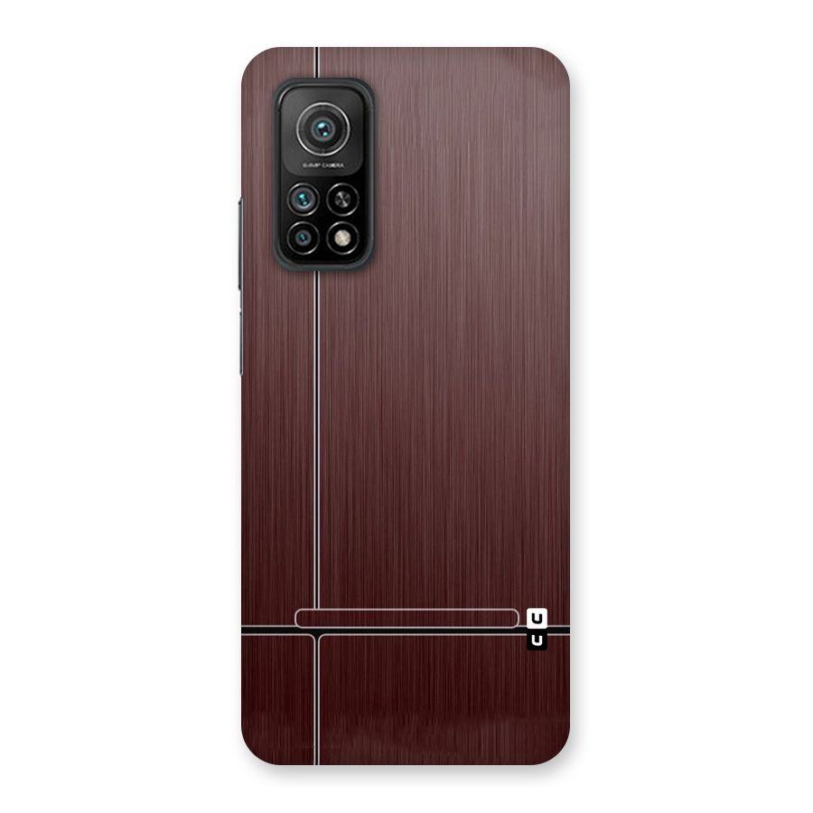Dark Maroon Classic Design Back Case for Mi 10T Pro 5G