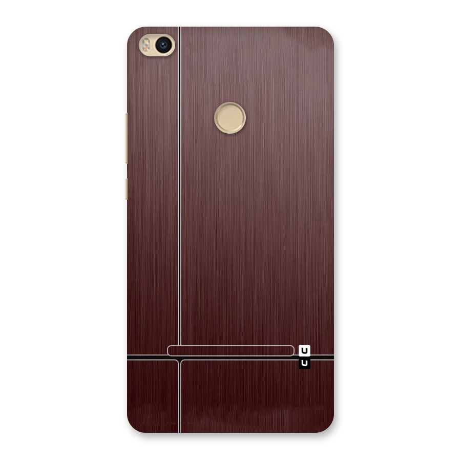 Dark Maroon Classic Design Back Case for Mi Max 2