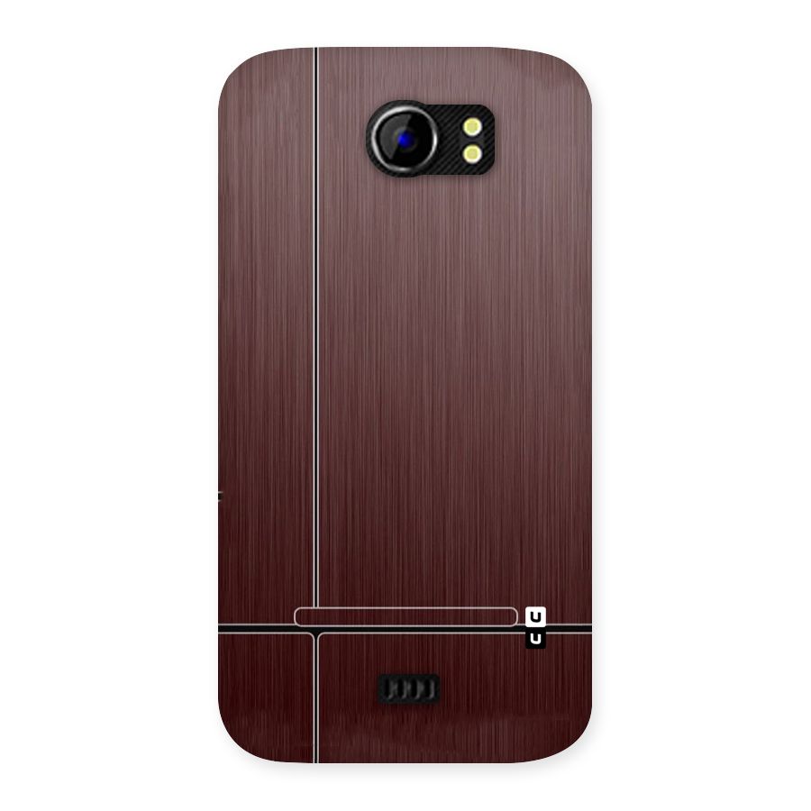 Dark Maroon Classic Design Back Case for Micromax Canvas 2 A110
