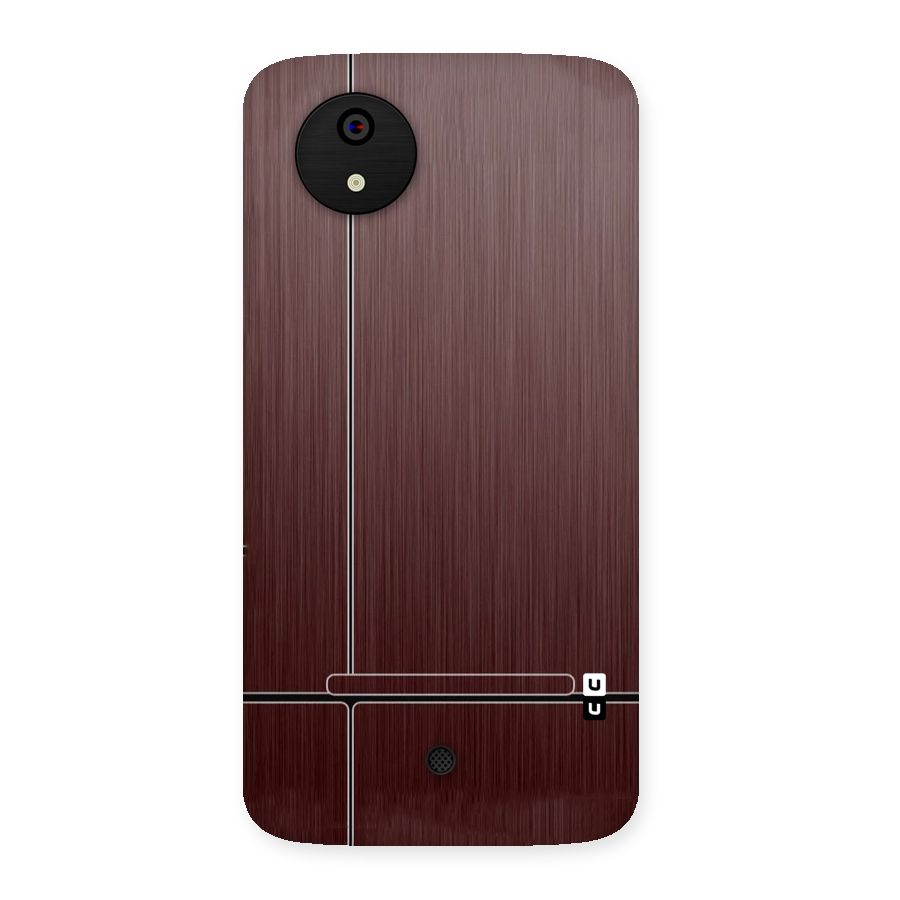 Dark Maroon Classic Design Back Case for Micromax Canvas A1