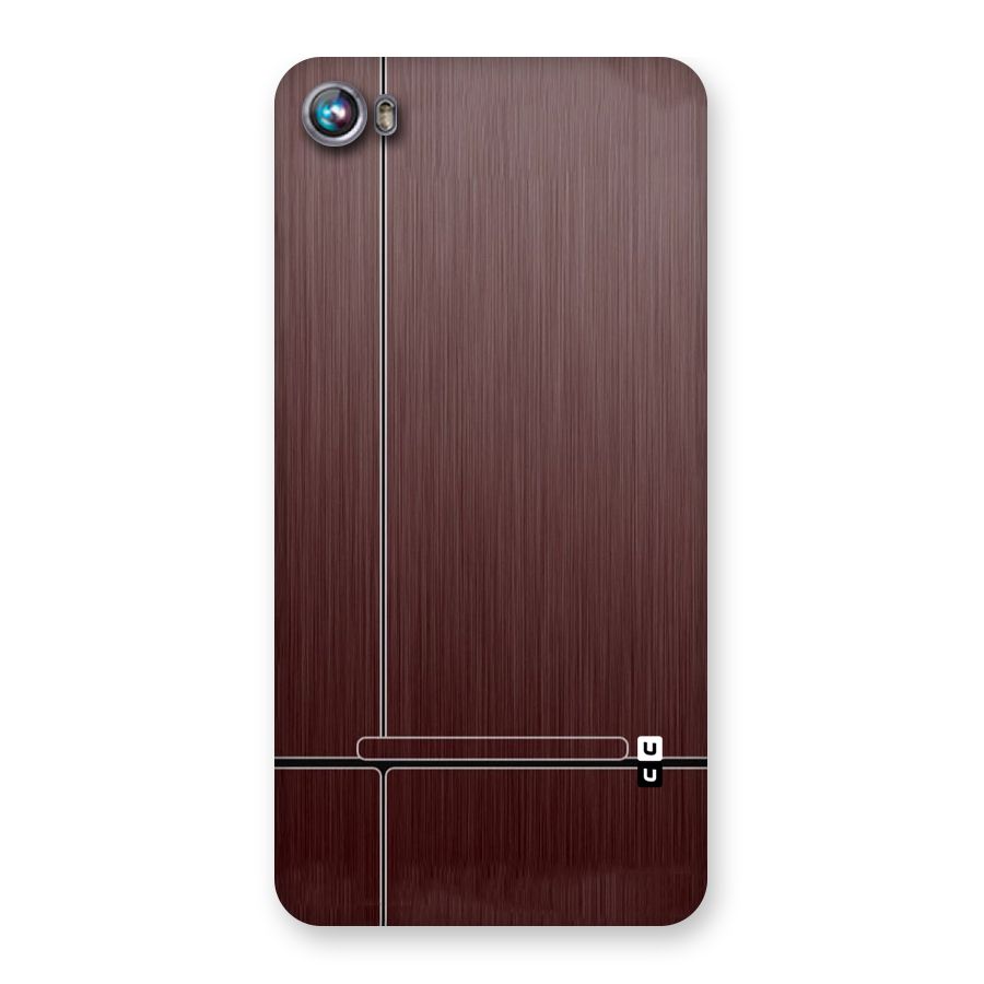 Dark Maroon Classic Design Back Case for Micromax Canvas Fire 4 A107