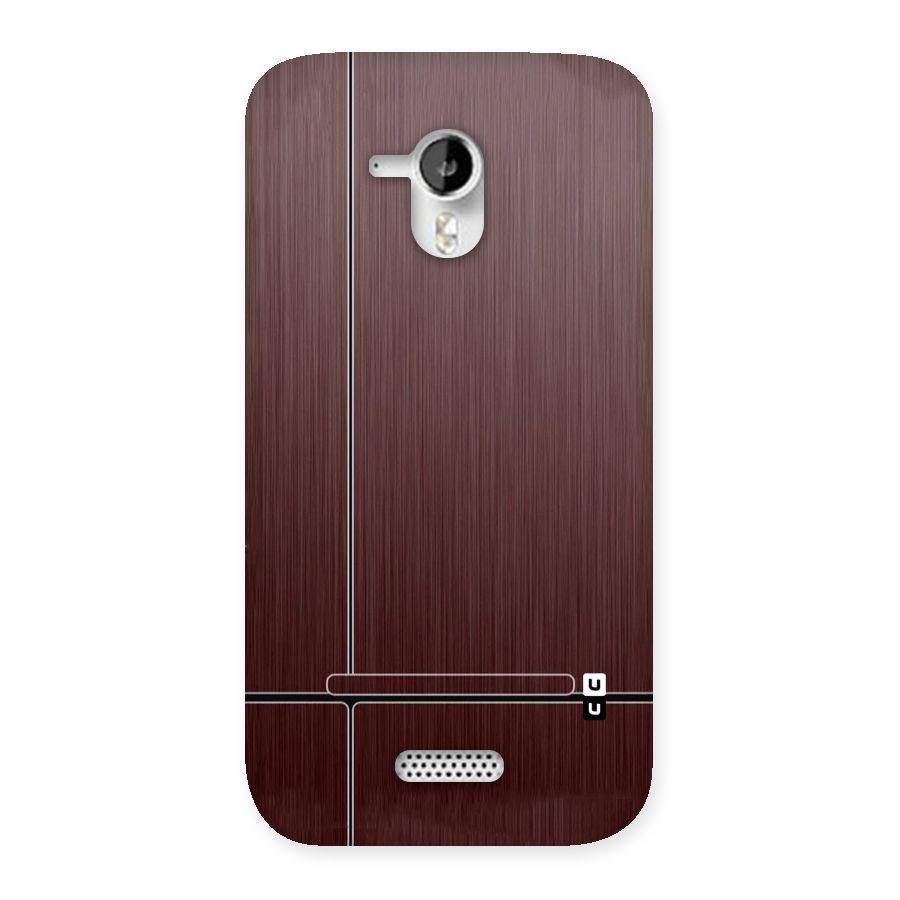 Dark Maroon Classic Design Back Case for Micromax Canvas HD A116