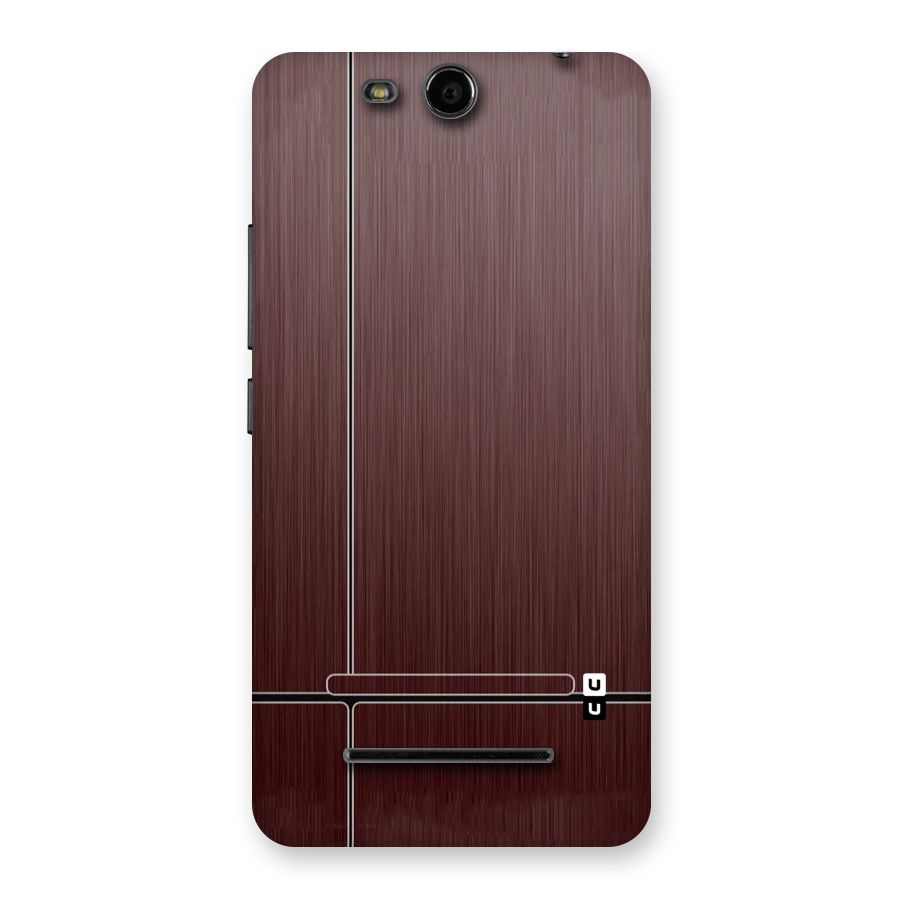 Dark Maroon Classic Design Back Case for Micromax Canvas Juice 3 Q392