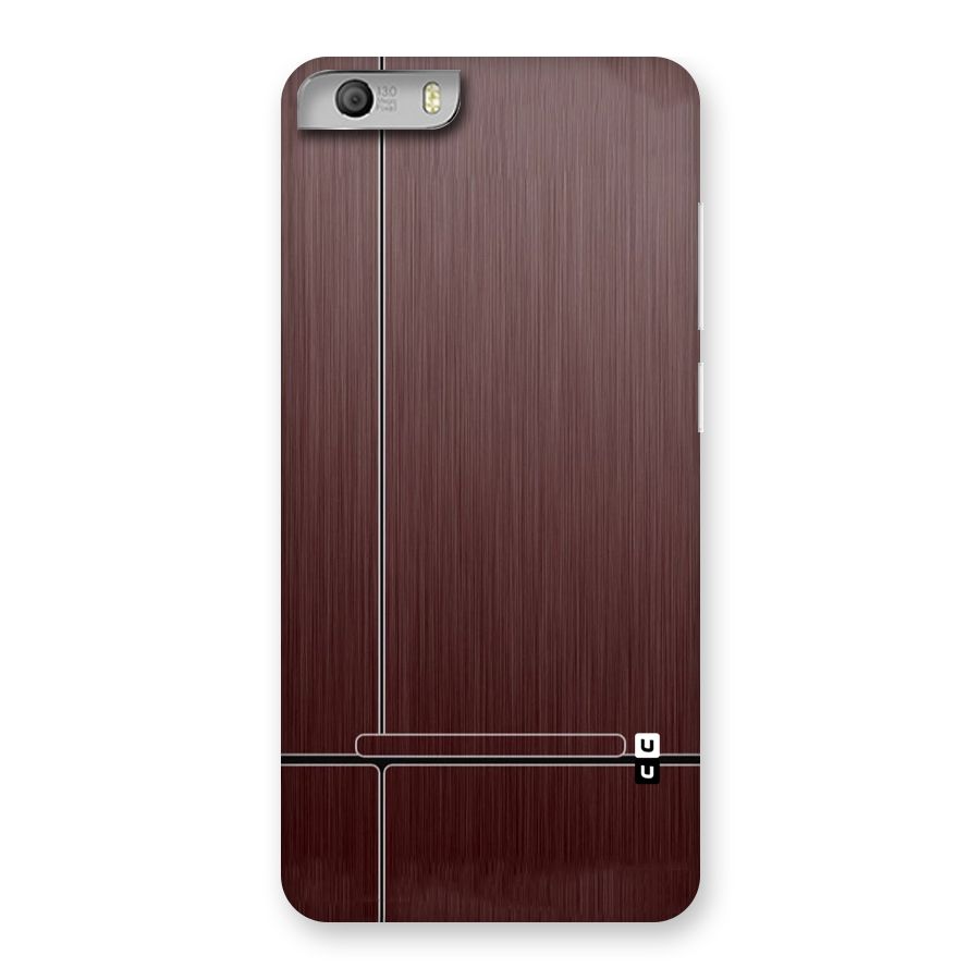Dark Maroon Classic Design Back Case for Micromax Canvas Knight 2