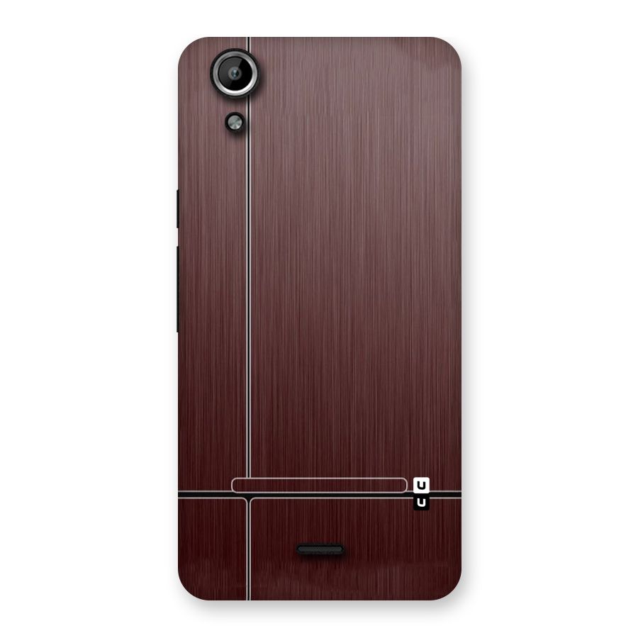 Dark Maroon Classic Design Back Case for Micromax Canvas Selfie Lens Q345