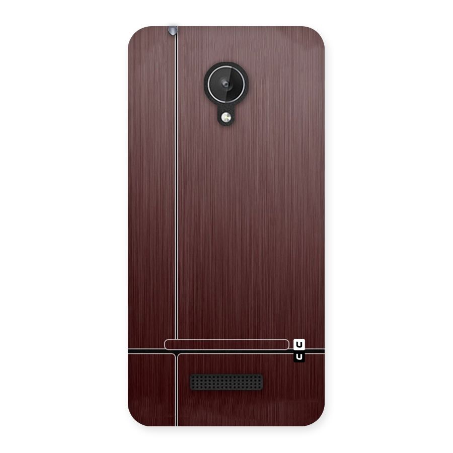 Dark Maroon Classic Design Back Case for Micromax Canvas Spark Q380