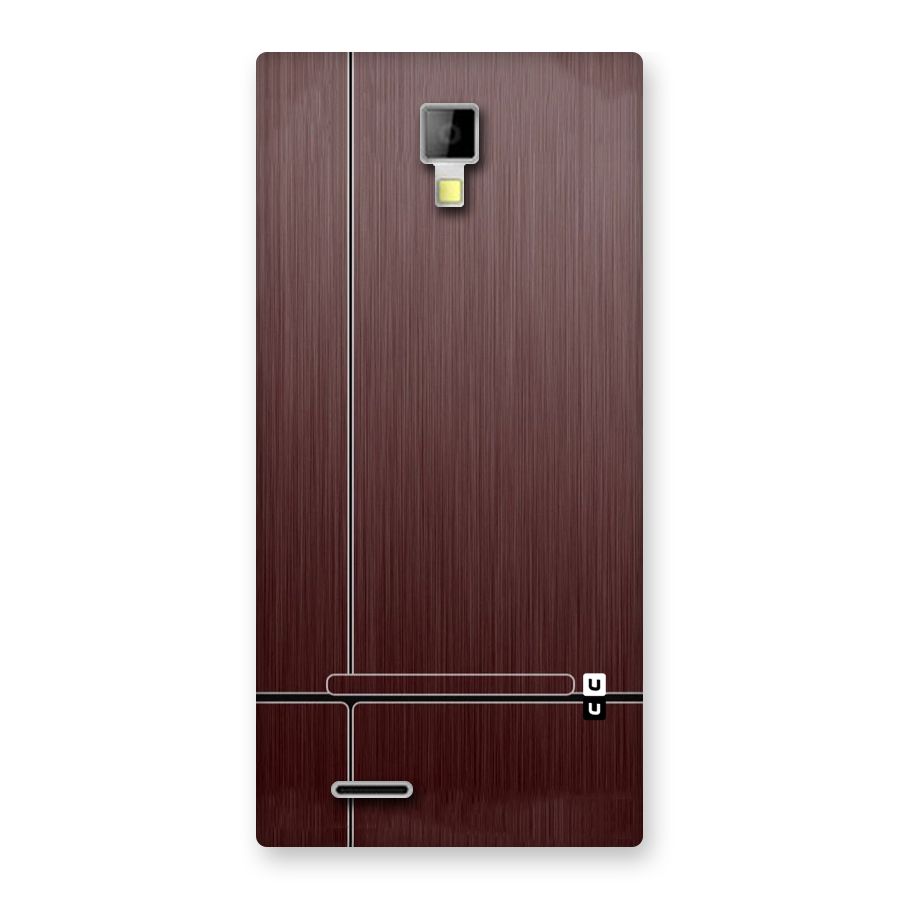 Dark Maroon Classic Design Back Case for Micromax Canvas Xpress A99