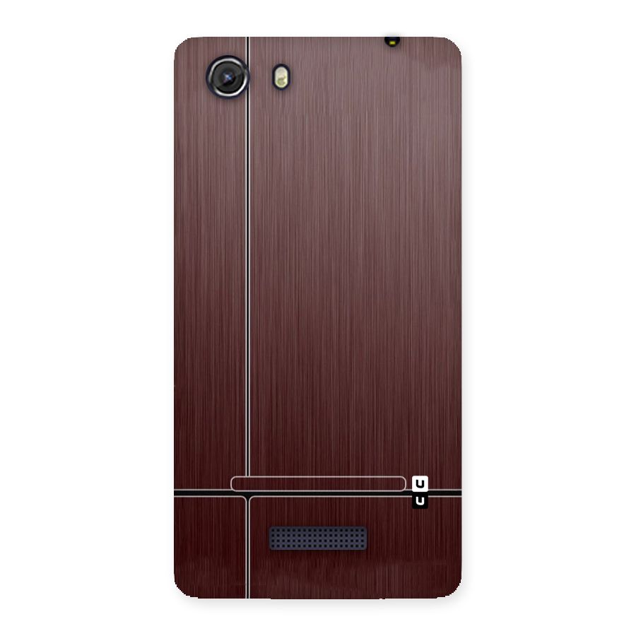 Dark Maroon Classic Design Back Case for Micromax Unite 3