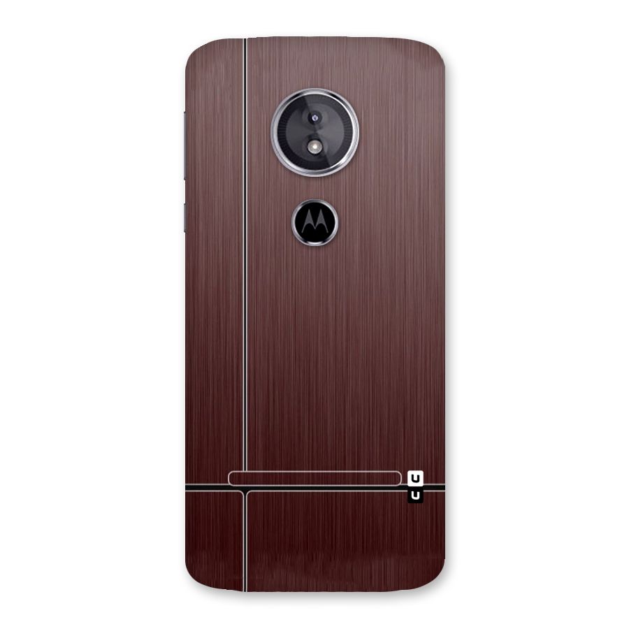 Dark Maroon Classic Design Back Case for Moto E5