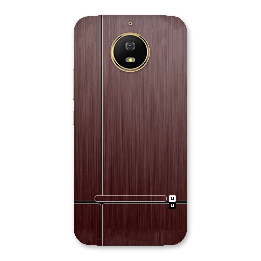 Dark Maroon Classic Design Back Case for Moto G5s