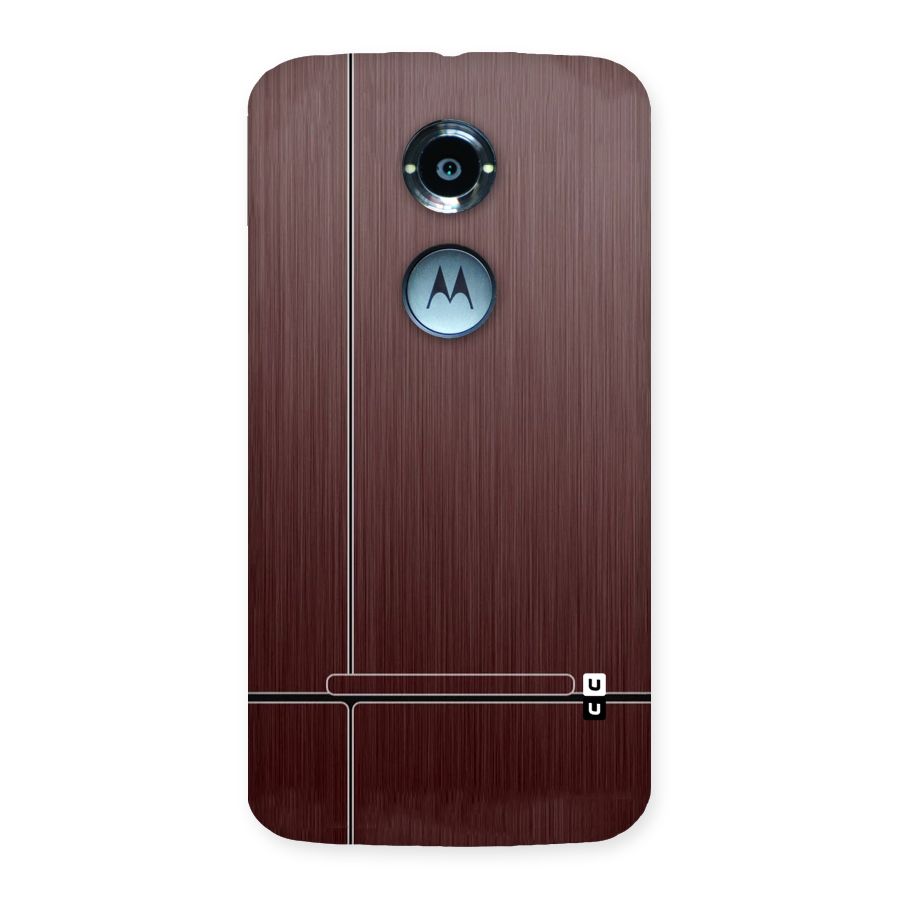 Dark Maroon Classic Design Back Case for Moto X 2nd Gen