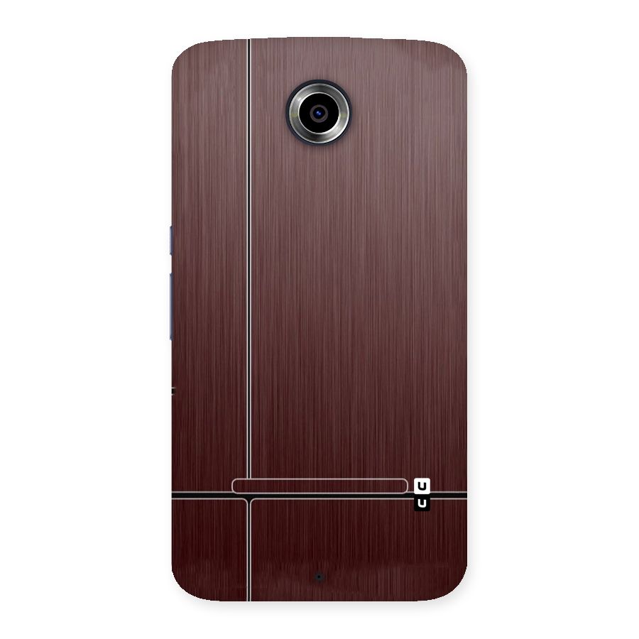 Dark Maroon Classic Design Back Case for Nexsus 6