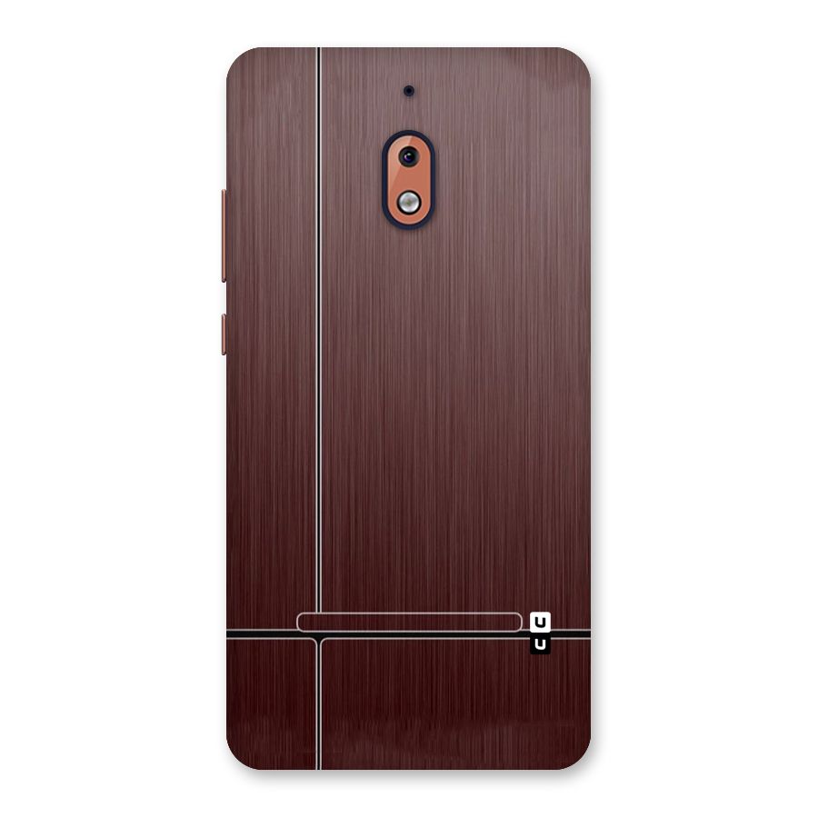 Dark Maroon Classic Design Back Case for Nokia 2.1