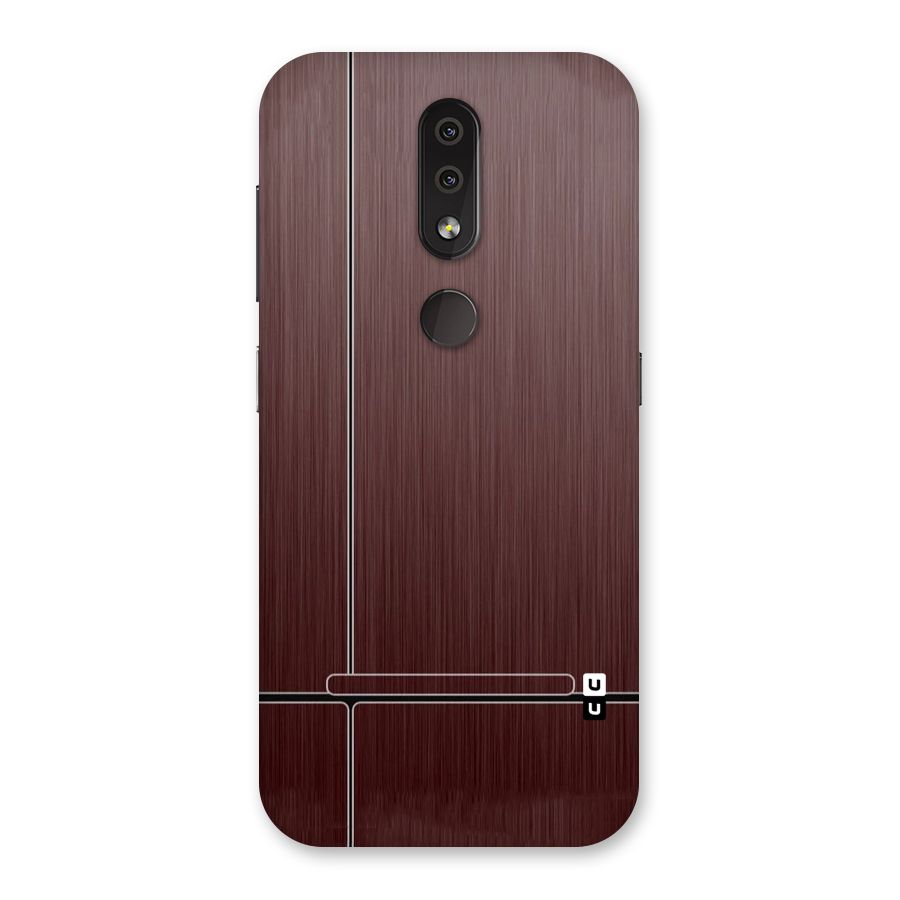 Dark Maroon Classic Design Back Case for Nokia 4.2