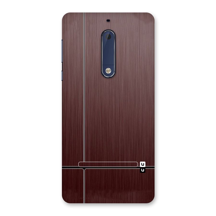 Dark Maroon Classic Design Back Case for Nokia 5
