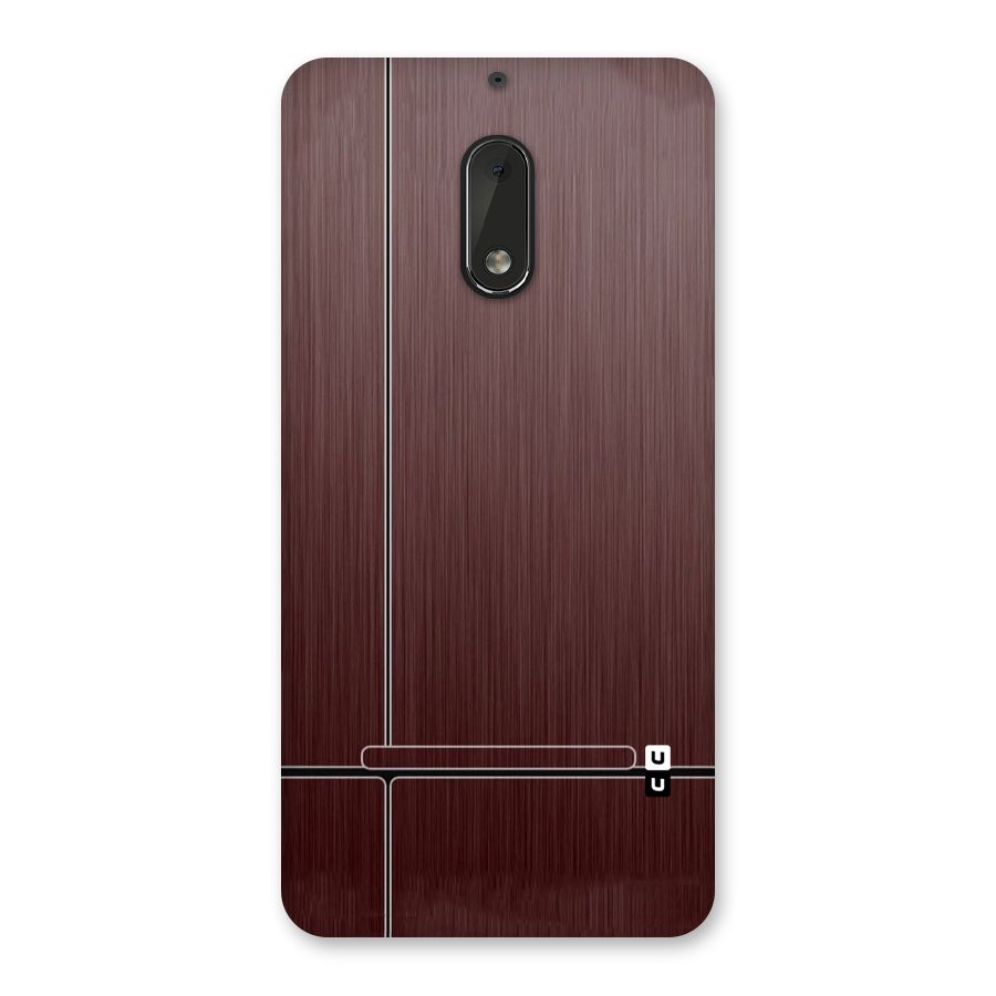 Dark Maroon Classic Design Back Case for Nokia 6
