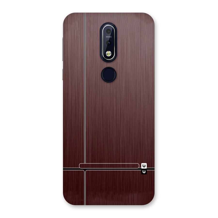 Dark Maroon Classic Design Back Case for Nokia 7.1