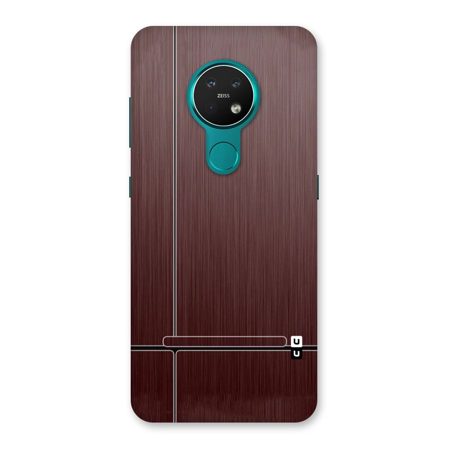 Dark Maroon Classic Design Back Case for Nokia 7.2