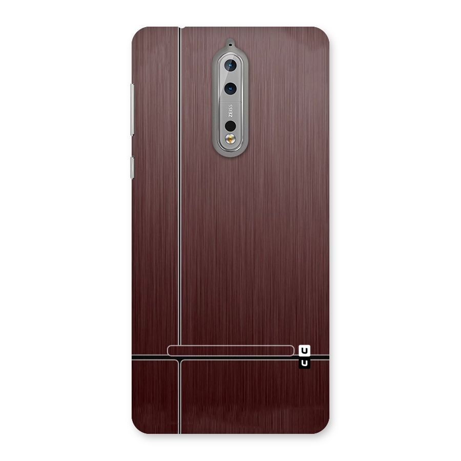 Dark Maroon Classic Design Back Case for Nokia 8