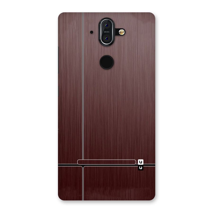 Dark Maroon Classic Design Back Case for Nokia 8 Sirocco
