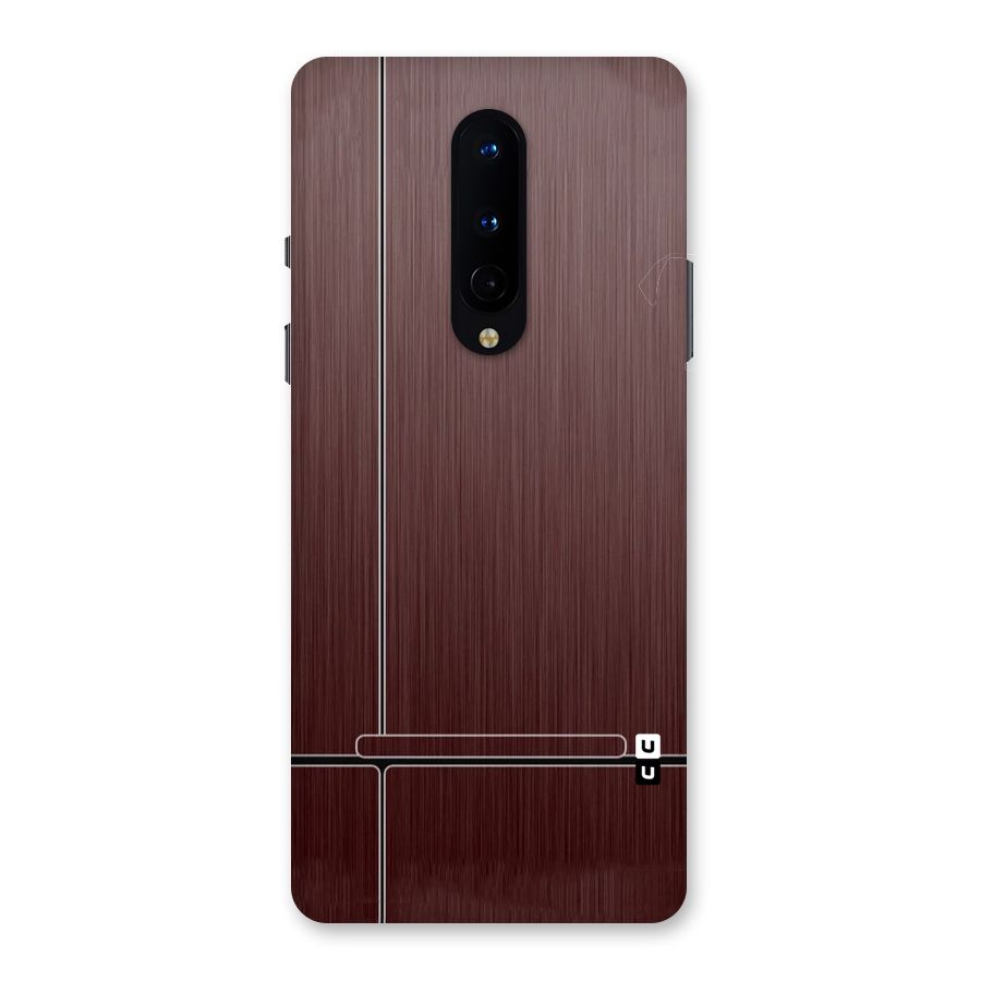 Dark Maroon Classic Design Back Case for OnePlus 8
