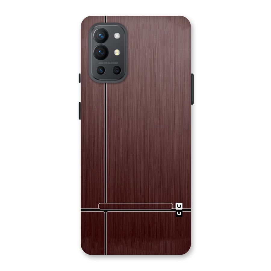 Dark Maroon Classic Design Back Case for OnePlus 9R