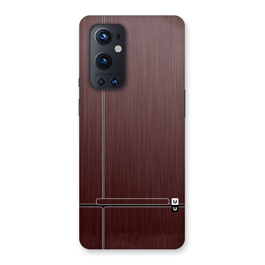 Dark Maroon Classic Design Back Case for OnePlus 9 Pro