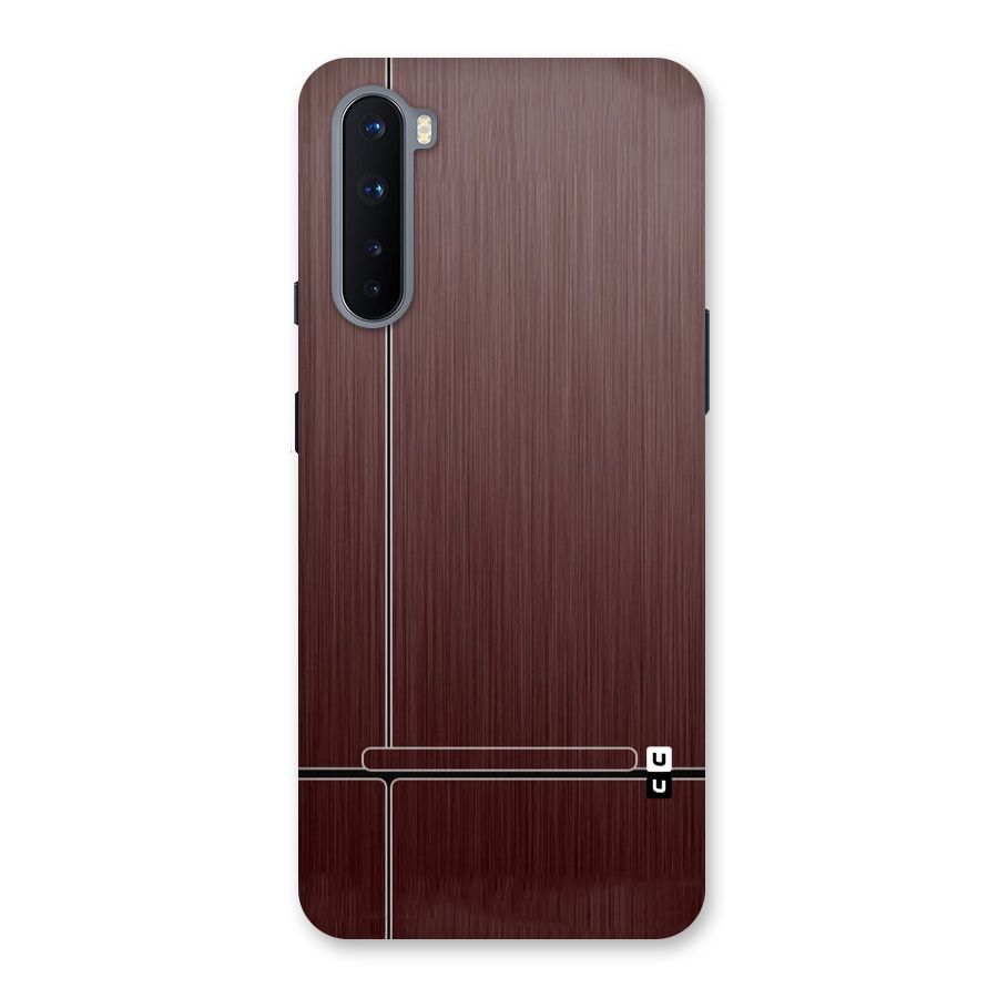 Dark Maroon Classic Design Back Case for OnePlus Nord