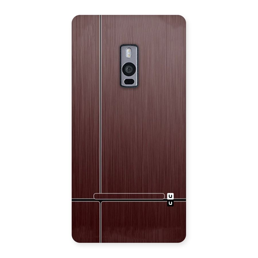 Dark Maroon Classic Design Back Case for OnePlus Two