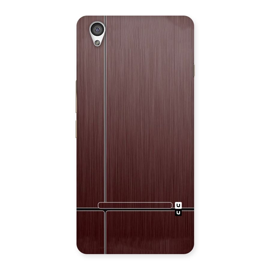 Dark Maroon Classic Design Back Case for OnePlus X