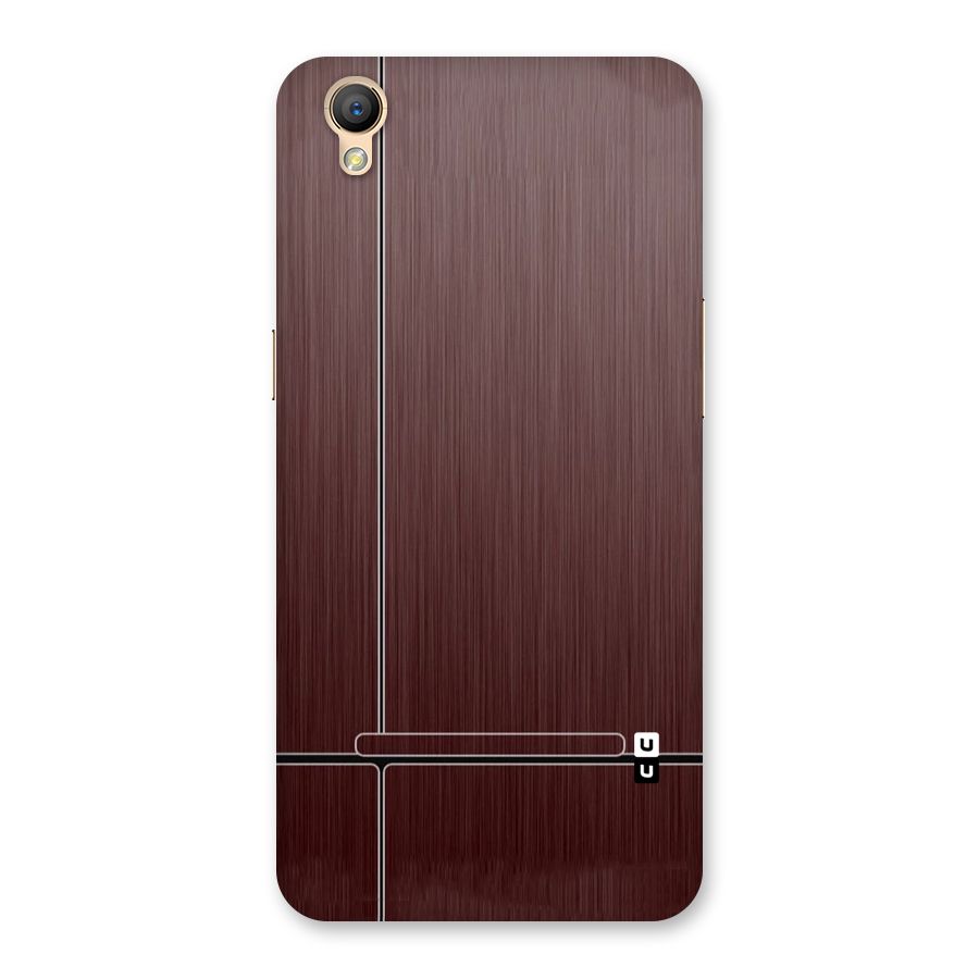 Dark Maroon Classic Design Back Case for Oppo A37