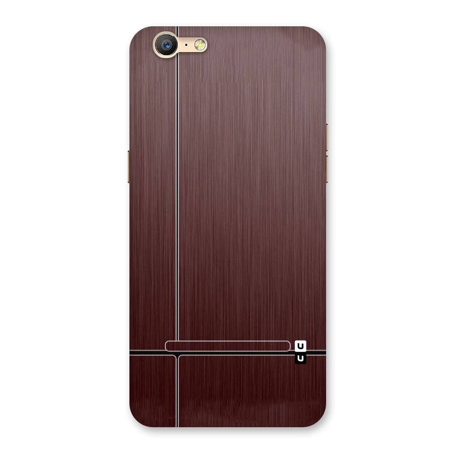 Dark Maroon Classic Design Back Case for Oppo A39