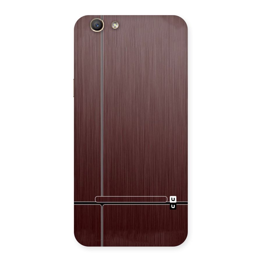 Dark Maroon Classic Design Back Case for Oppo F1s