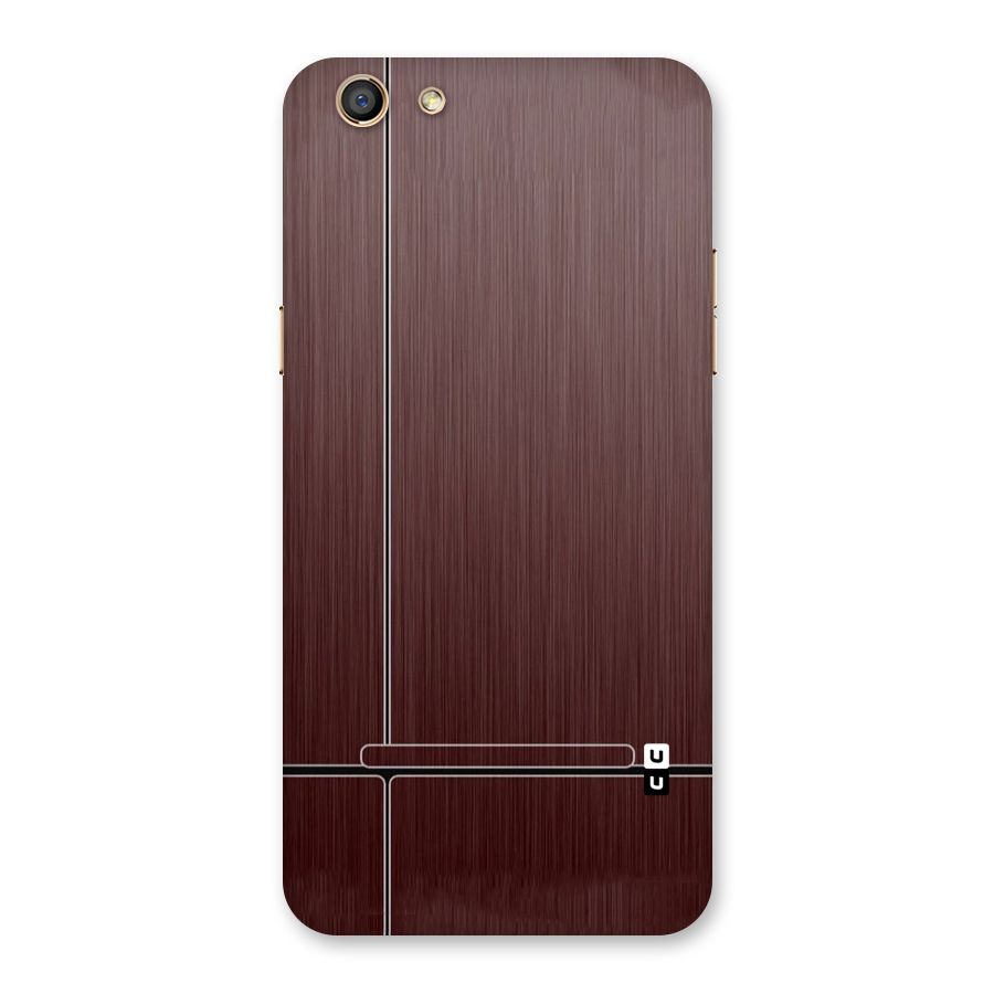 Dark Maroon Classic Design Back Case for Oppo F3