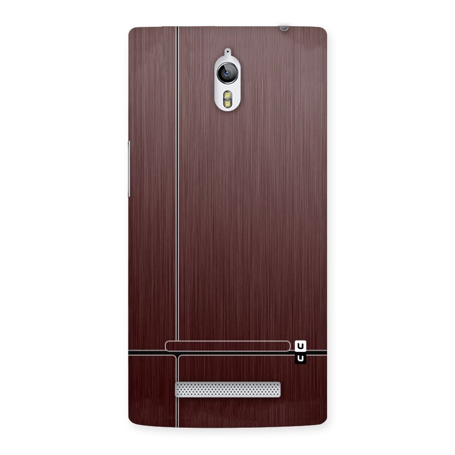 Dark Maroon Classic Design Back Case for Oppo Find 7