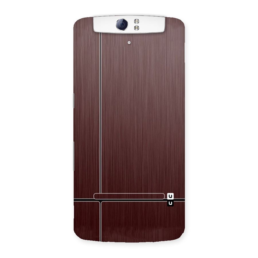 Dark Maroon Classic Design Back Case for Oppo N1
