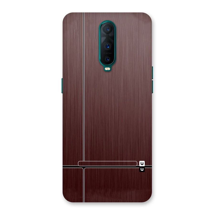 Dark Maroon Classic Design Back Case for Oppo R17 Pro