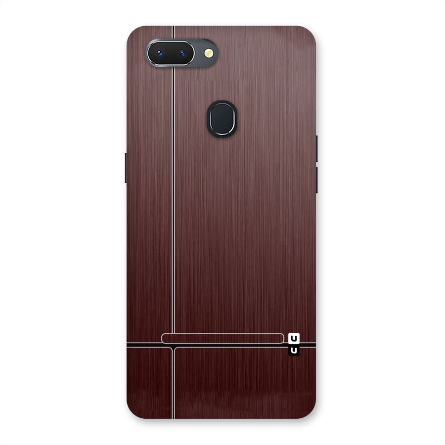 Dark Maroon Classic Design Back Case for Oppo Realme 2