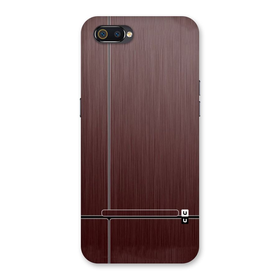 Dark Maroon Classic Design Back Case for Realme C2