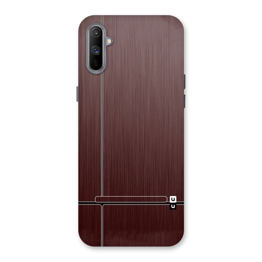 Dark Maroon Classic Design Back Case for Realme C3